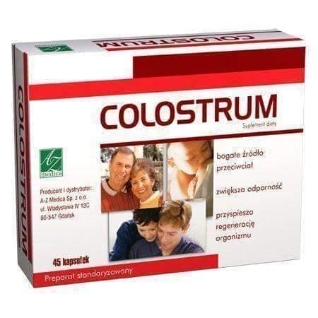 COLOSTRUM x 45 capsules boosting the immune system colostrum benefits UK