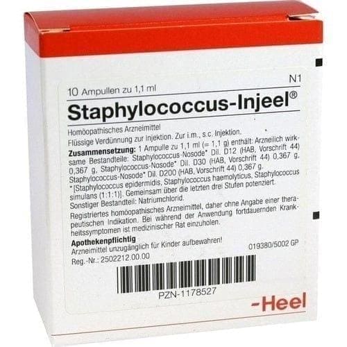 Connective tissue damage, liver, kidney damage, STAPHYLOCOCCUS INJEEL ampoules - UKDorf
