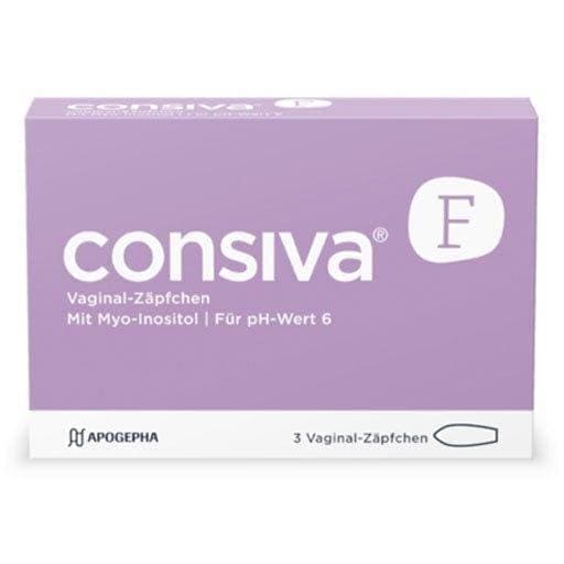 CONSIVA F vaginal semi synthetic glycerides suppositories, Myo-inositol - UKDorf