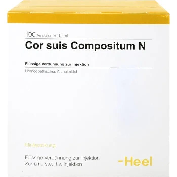 COR SUIS Compositum N, acute myocardial insufficiency, angina pectoris, hypertension - UKDorf