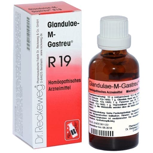 Coryza, scratching throat pain, forehead headaches, GLANDULAE-M-Gastreu R19 mixture - UKDorf