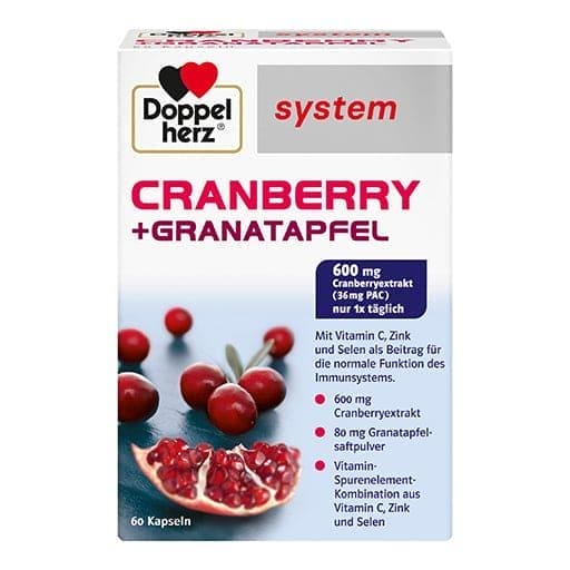 Cranberry + Pomegranate Capsules - UKDorf