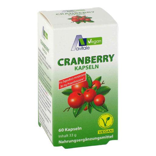 CRANBERRY VEGAN capsules 400 mg - UKDorf