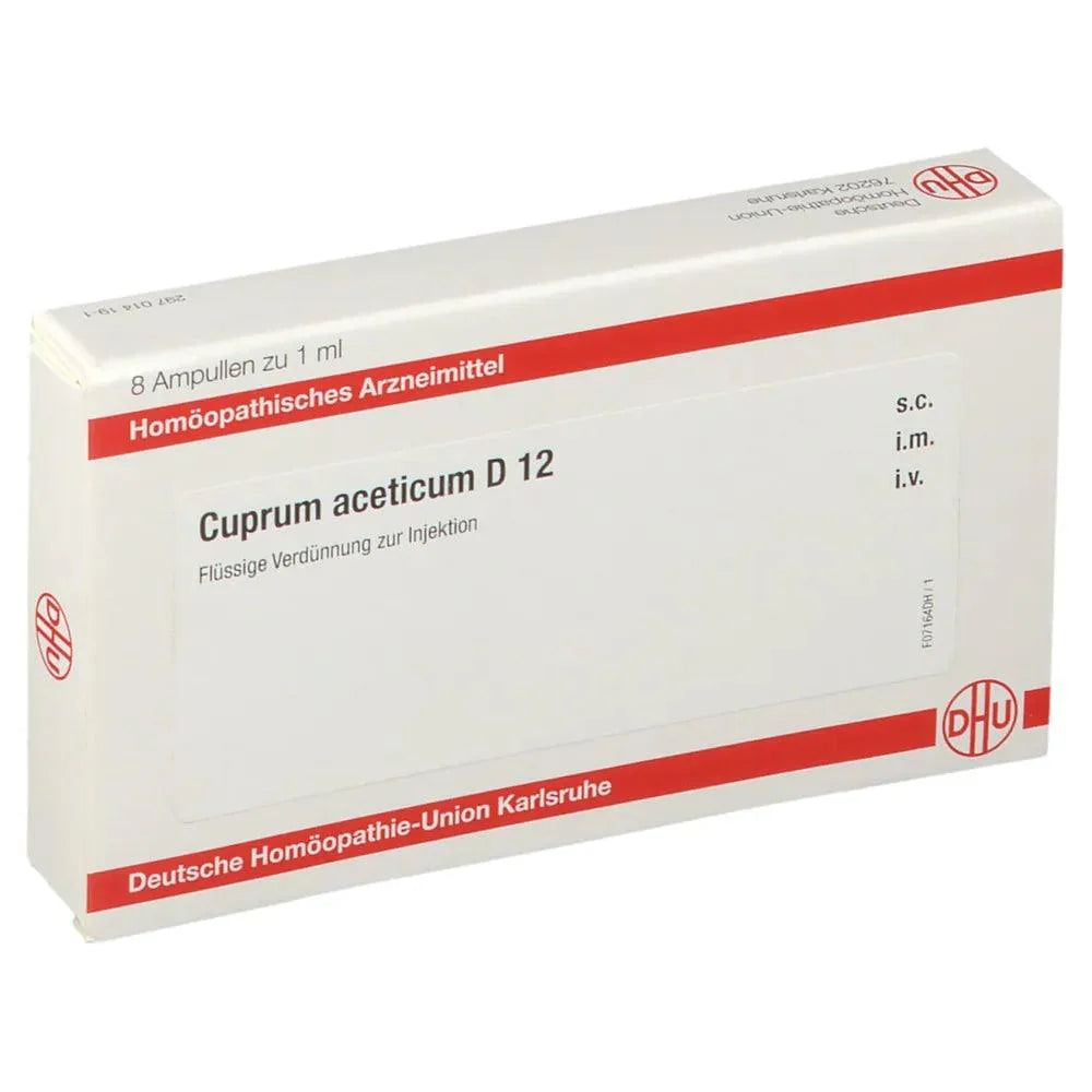 CUPRUM ACETICUM D 12 ampoules - UKDorf