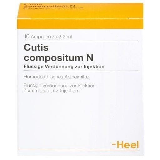 CUTIS compositum N, hair loss treatment, naevi, scleroderma, condyloma, ecthyma - UKDorf
