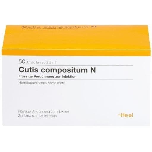 CUTIS compositum N, hair loss treatment, naevi, scleroderma, condyloma, ecthyma - UKDorf
