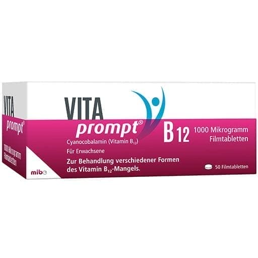 cyanocobalamin (vitamin B12), VITAPROMPT 1000 micrograms film-coated tablets - UKDorf