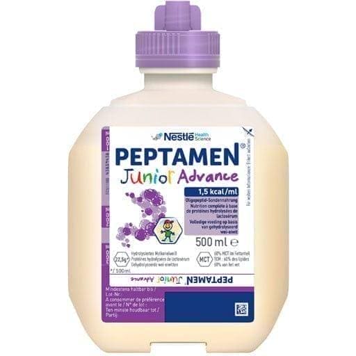 Cystic fibrosis, acute pancreatitis, PEPTAMEN Junior Advance Neutral SmartFlex liquid - UKDorf