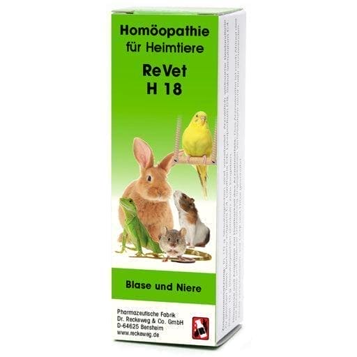 Cystitis, bladder emptying disorder, inflammation, REVET H 18 globules for pets - UKDorf