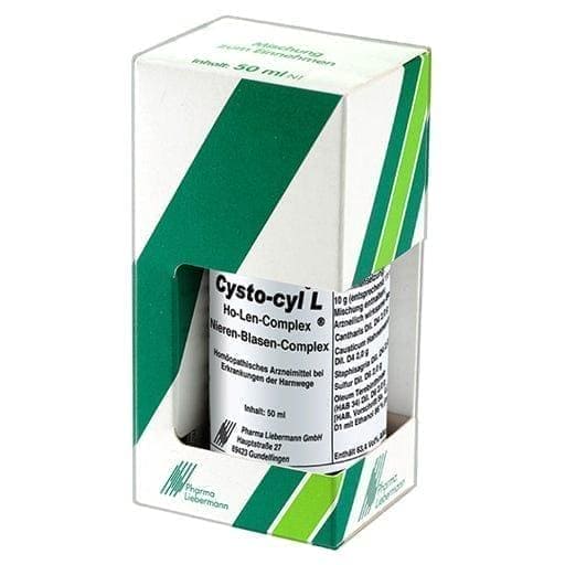 Cystitis, urethritis, inflammation of the urinary tract, CYSTO-CYL L Ho-Len-Complex - UKDorf