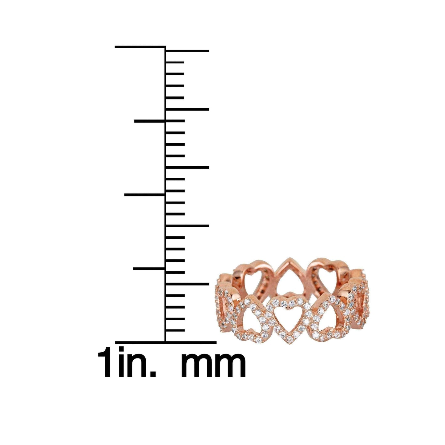 CZ eternity rings - CZ eternity ring UK