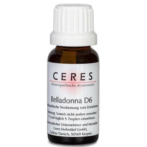 Deadly Nightshade, Atropa belladonna, Belladonna D 6 Dilution, CERES - UKDorf