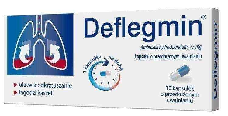 Deflegmin x 10 prolonged-release capsules