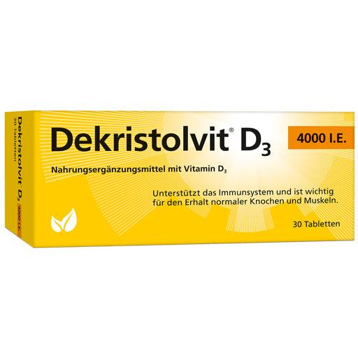DEKRISTOLVIT Vitamin D3 4000 IU tablets - UKDorf