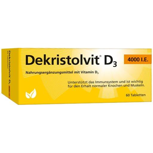 DEKRISTOLVIT Vitamin D3 4000 IU tablets - UKDorf