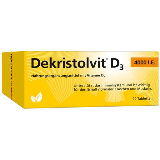 DEKRISTOLVIT Vitamin D3 4000 IU tablets - UKDorf