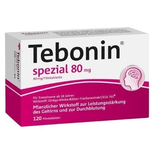 Dementia, brain disorders, dizziness, tinnitus, TEBONIN special - UKDorf