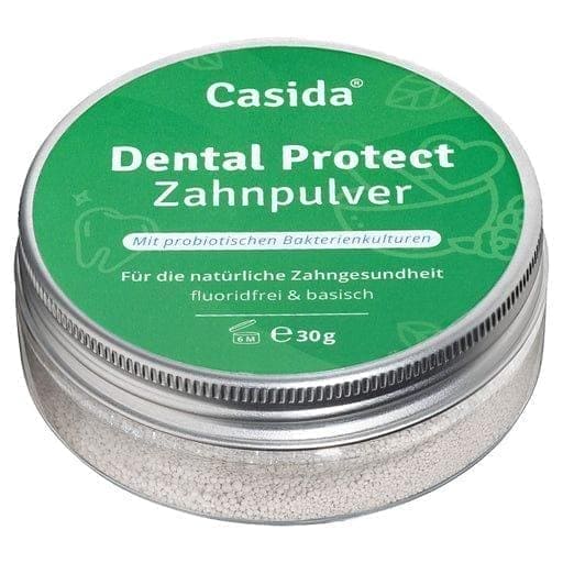 DENTAL PROTECT, tooth powder, alkaline, vegan, xylitol, zeolite - UKDorf