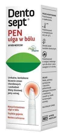 Dentosept PEN pain relief gel 3.3ml UK