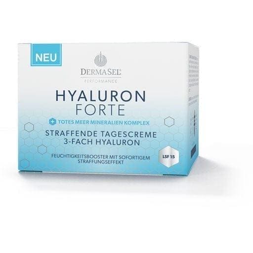 DERMASEL, Dead Sea, Hyaluron, Forte, Day Cream - UKDorf