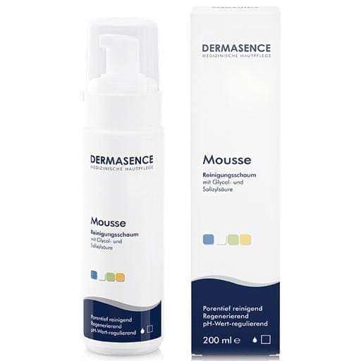 DERMASENCE Mousse cleaning foam 200 ml skin blemishes UK