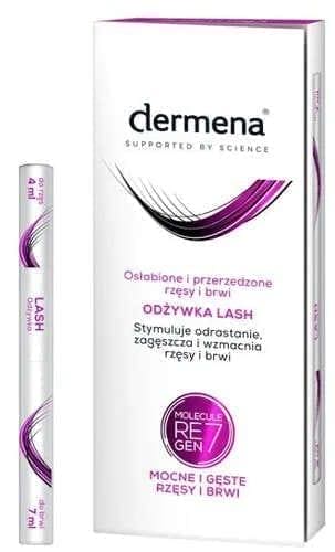 DERMENA LASH Conditioner inhibits the loss of eyelashes and eyebrows UK