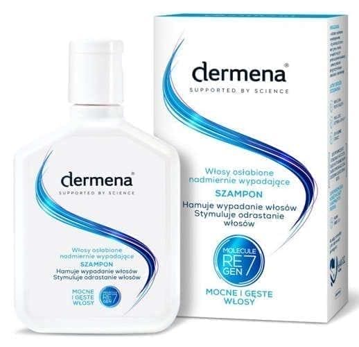 DERMENA Shampoo 200ml, molecules Regen7 (1-methylnicotinamide chloride) UK