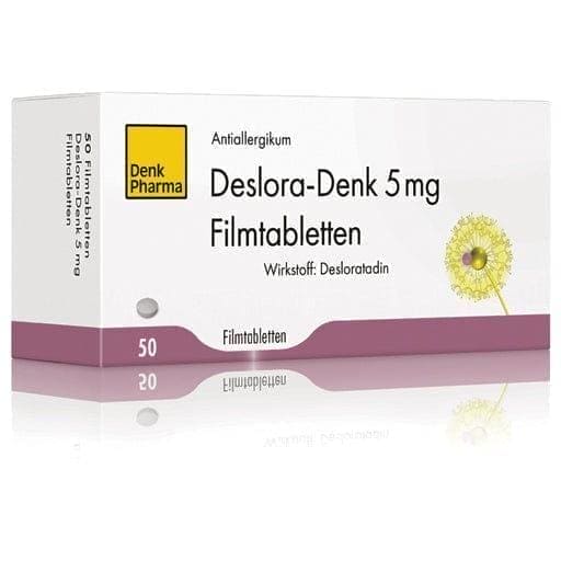 DESLORA-Denk, desloratadine, allergic rhinitis, urticaria, hay fever, hives, hive - UKDorf