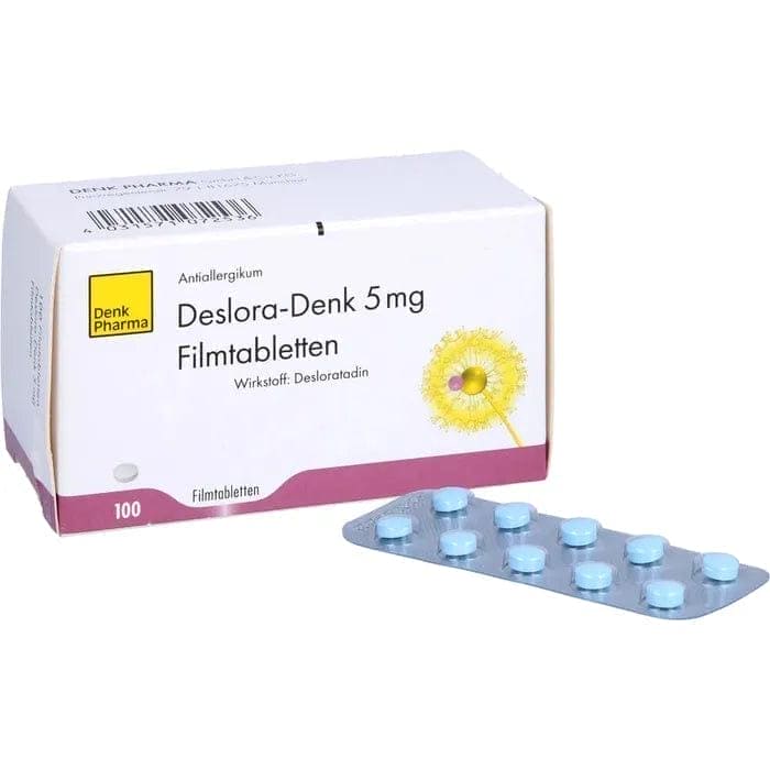 DESLORA-Denk, desloratadine, allergic rhinitis, urticaria, hay fever, hives, hive - UKDorf
