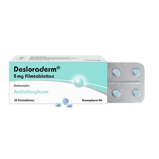 DESLORADERM 5 mg film-coated tablets, allergic rhinitis and urticaria - UKDorf