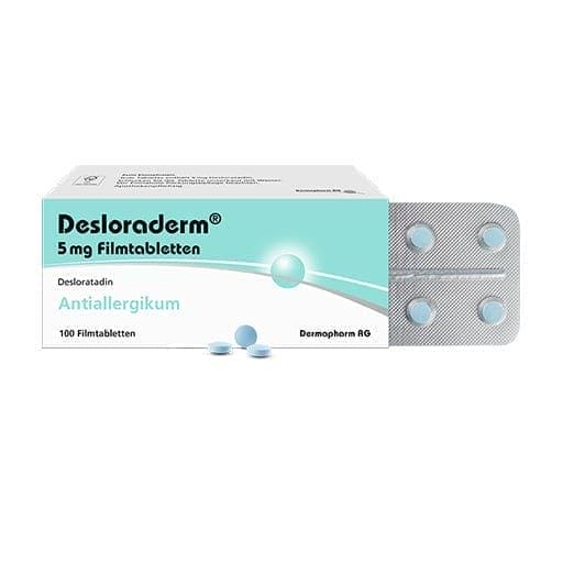 DESLORADERM 5 mg film-coated tablets, allergic rhinitis and urticaria - UKDorf