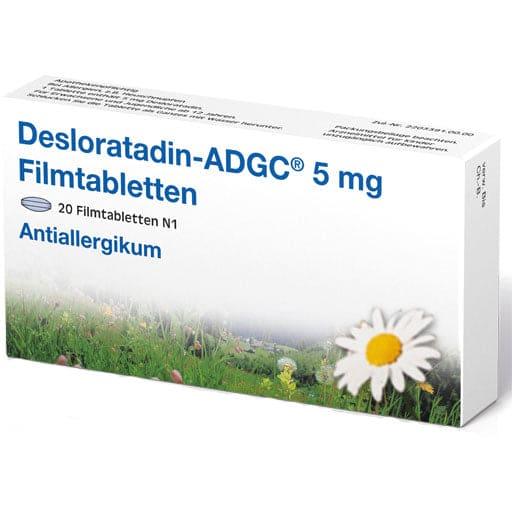 DESLORATADINE ADGC 5 mg film-coated tablets - UKDorf