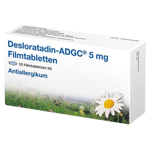 DESLORATADINE ADGC 5 mg film-coated tablets - UKDorf