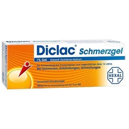 DICLAC pain gel 1%, diclofenac gel UK