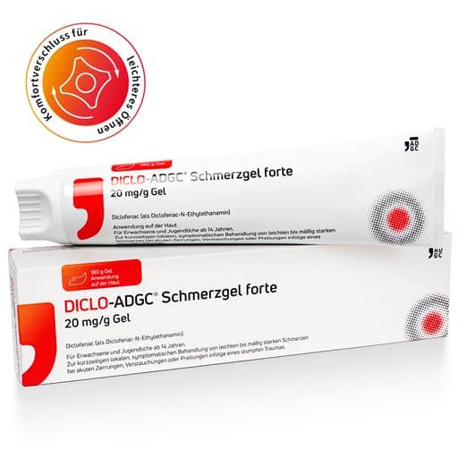 Diclofenac gel, What is diclofenac?, DICLO-ADGC pain gel forte - UKDorf