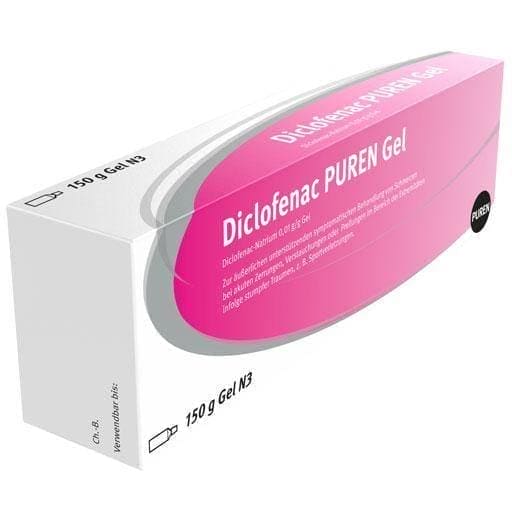 DICLOFENAC PUREN gel 150 g blunt force trauma UK