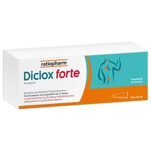 DICLOX forte Gel, back pain related to joint pain, lower back pain - UKDorf