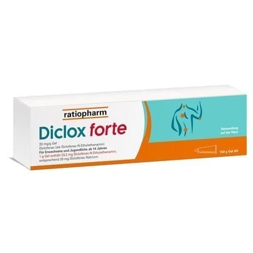 DICLOX forte Gel, back pain related to joint pain, lower back pain - UKDorf