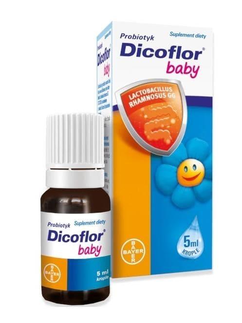 Dicoflor BABY drops 5ml probiotics for children UK