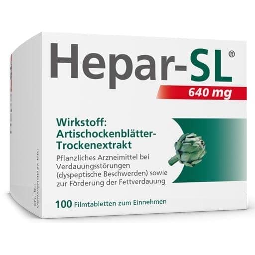 Digestive disorders, dyspeptic, HEPAR-SL 640 mg film-coated tablets - UKDorf