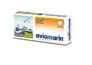Dimenhydrinate, AVIOMARIN 0.05 x 10 tablets UK