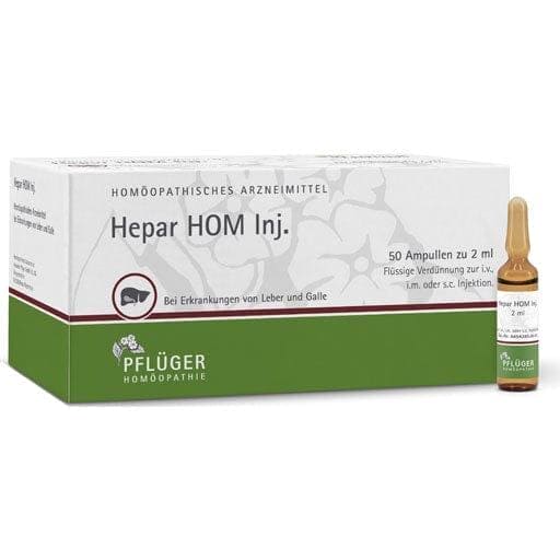 Diseases of the liver and gallbladder, HEPAR HOM Inj.ampoules - UKDorf