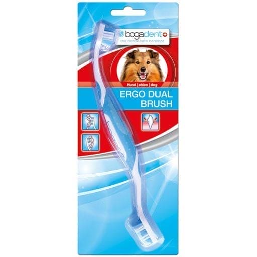 Dog brush, BOGADENT ERGO DUAL BRUSH vet. - UKDorf