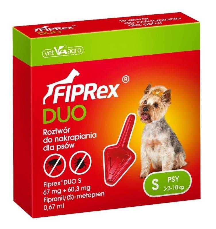 Dog fleas and lice, dog lice and flea treatment, Fiprex Duo S 2-10 kg - UKDorf
