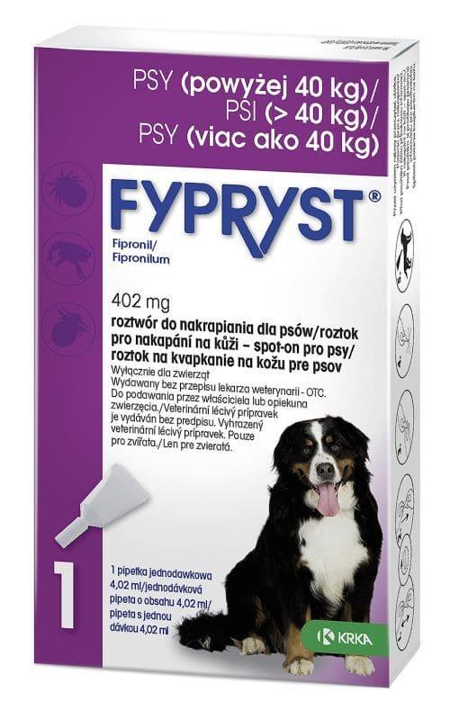 Dog fleas and lice, Fypryst 402 mg Spot-on solution for dogs 40 - 60 kg - UKDorf