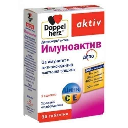 DOPPELHERZ IMMUNOACTIVE 30 capsules UK
