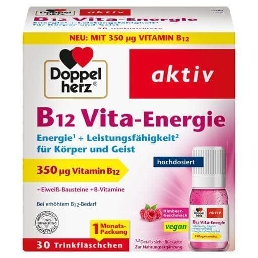 DOPPELHERZ, vitamin b12 deficiency, Vita-Energie drinking, cyanocobalamin ampoules - UKDorf