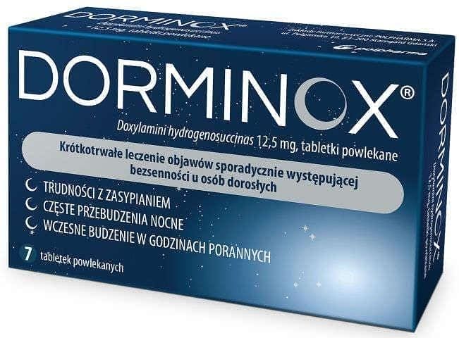 Dorminox, doxylamine succinate, insomnia UK