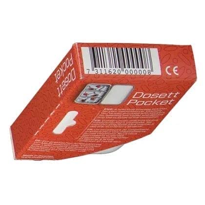 DOSETT Pocket, medication dosette box, medicine storage box UK