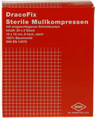 DRACOFIX PEEL compresses 10x10 cm sterile wound care - UKDorf